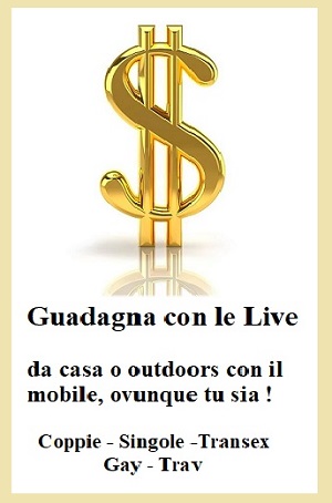 guadagna soldi con le live da casa e outdoors